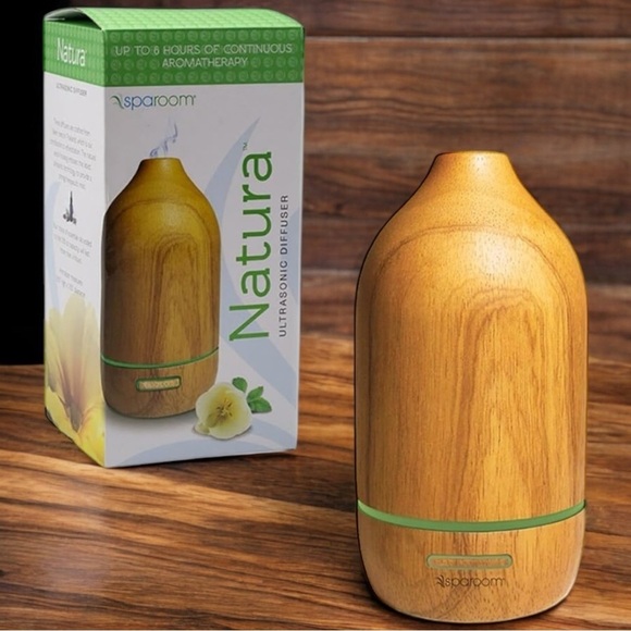 NEW Sparoom Natura Wooden Essential Oil Diffuser 100ml - Picture 1 of 6